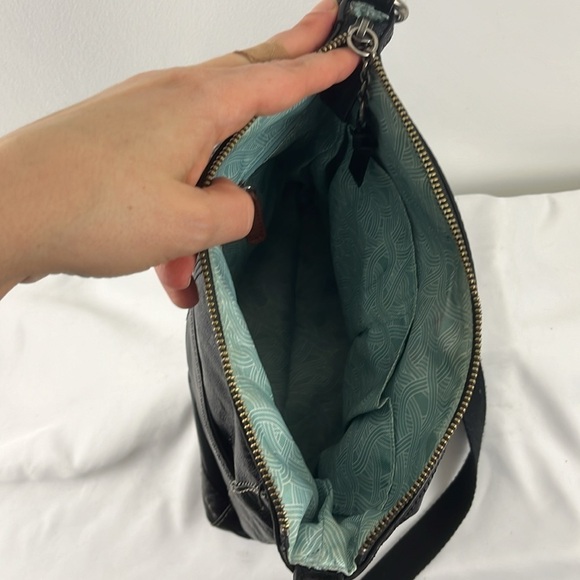 The Sak Black Leather Crossbody Purse - Picture 13 of 14